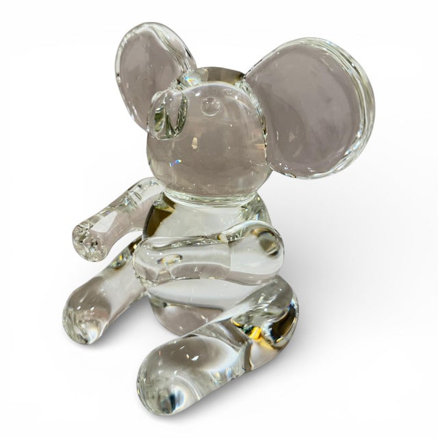 1950s 1950s Steuben Crystal Koala Bear Sculpture – Signed – 5.5” Tall For Sale - Image 5 of 5