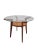 Small Mid-Century Round Oak & Glass Table from Jitona Sobeslav, Czechia, 1950s, in Flawless conditions. Designed 1950 to...