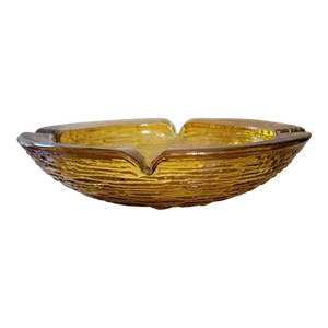 Vintage Mid 20th Century Glass Ashtray