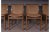 Set of 4 Molteni&C chairs with structure in national walnut, seat in leather and back in Vienna straw. MEASURES Height...