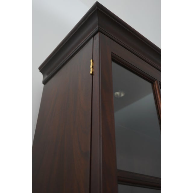 Stickley Colonial Williamsburg Mahogany 2 Door Bookcase For Sale - Image 11 of 18