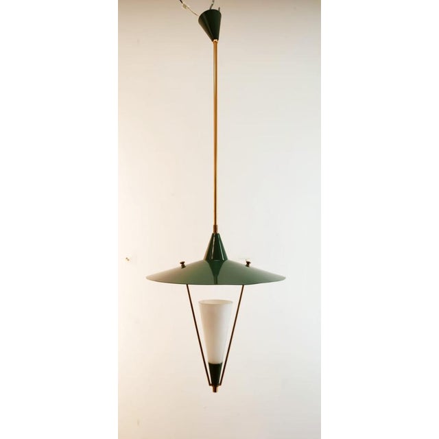 Dome Suspension with Glass Cone For Sale - Image 12 of 17