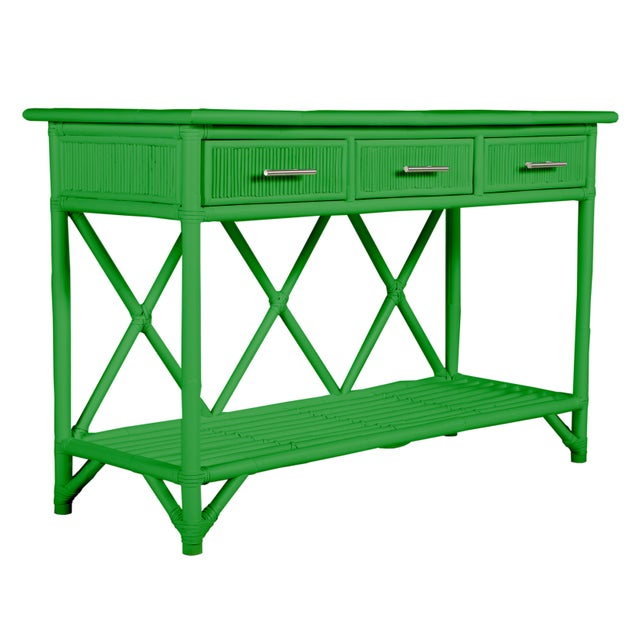 Aruba Sideboard - Bright Green For Sale In West Palm - Image 6 of 6