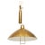 Goldenrod Ceiling Lamp in the Style of Paavo Tynell from Itsu, Finland, 1950s For Sale - Image 8 of 8