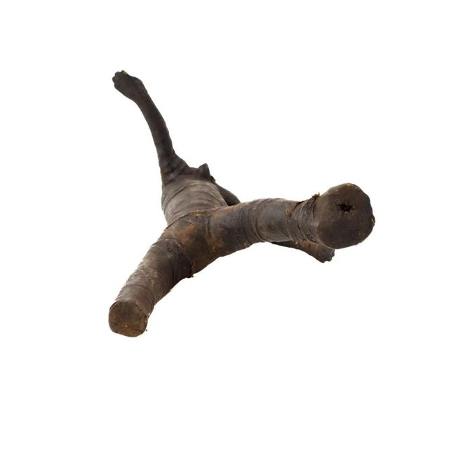 Early 20th Century Early 20th Century Pere Leather Female Figure Tanzania For Sale - Image 5 of 9