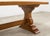 Country French Provincial Oak Farmhouse Trestle Dining Table 8 Ft For Sale - Image 12 of 18