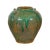 Antique Orange & Brown Jar with Green Drips For Sale In New York - Image 6 of 12