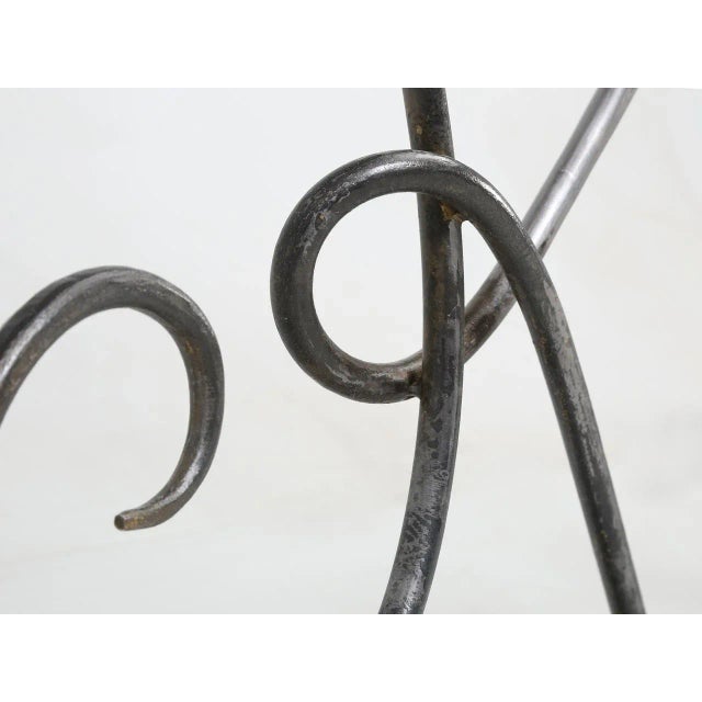 Hand-Forged Steel Fireplace Screen For Sale - Image 12 of 13