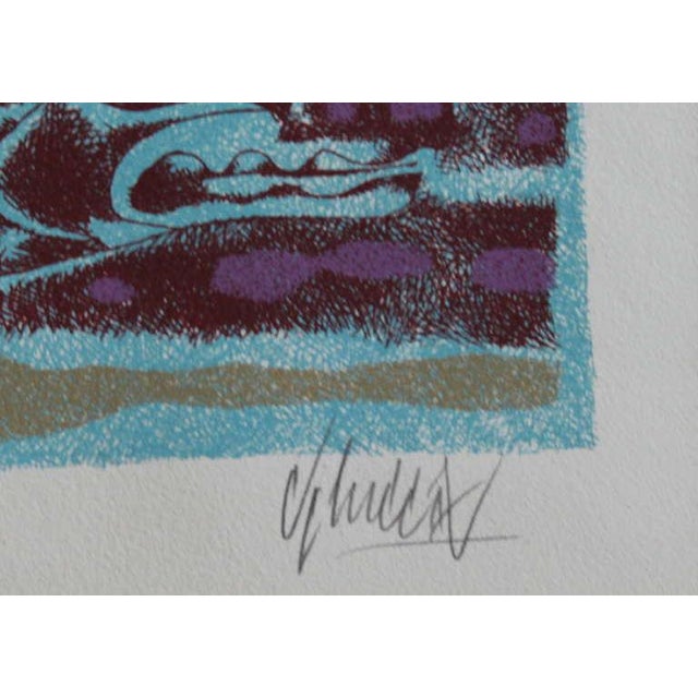 Contemporary Yargo De Lucca, Inuit-Inspired Silkscreen Print, "Canada Suite Series", Ed. 6/22, 1976-1977 For Sale - Image 3 of 7