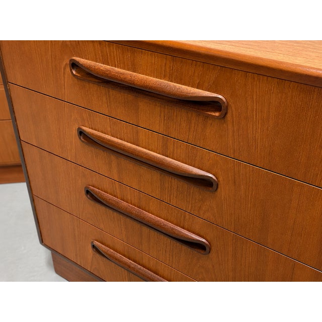 Wood Pair of Teak Mid Century Modern Dresser by G-Plan, C. 1960's For Sale - Image 7 of 13