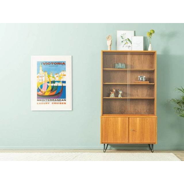 Original vintage poster "ms victoria - mediterranean luxury cruises" of the shipping company incres line from the 1960s....