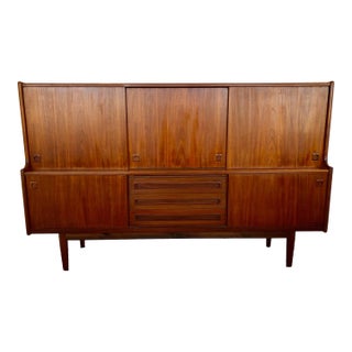 1960s Mid-Century Danish Teak Sideboard /Bar by Johannes Anderson For Sale