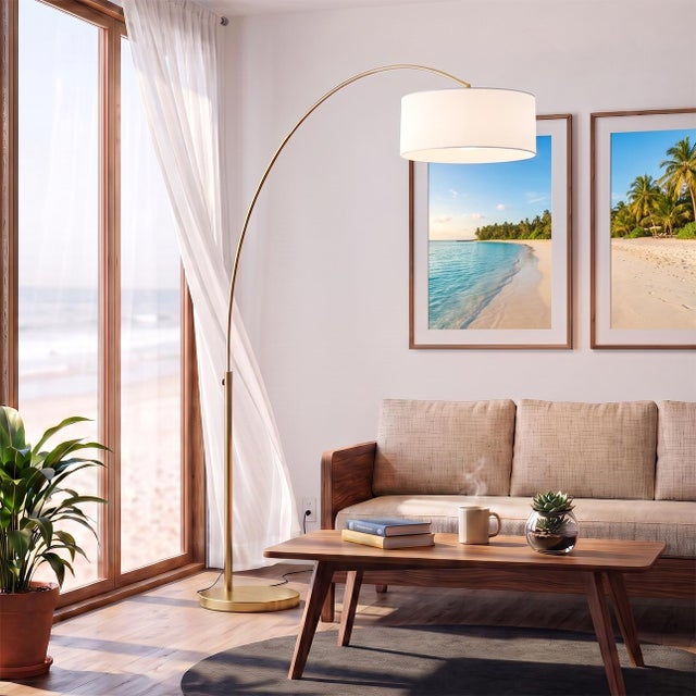 The Float Arc Lamp is a Modern arc lamp designed by Peter Morelli in 1960, continuing NOVA of California's century of...