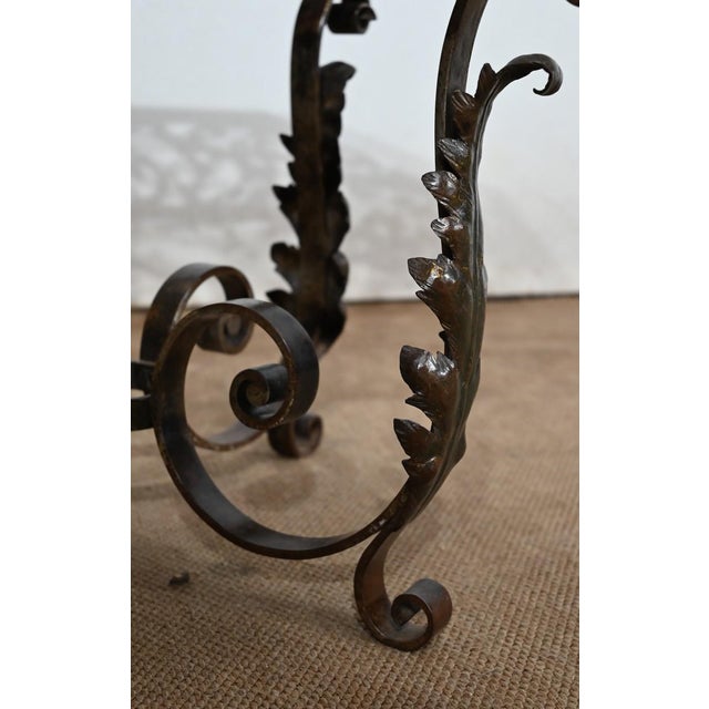 Wrought Iron Coffee Table, 1930s For Sale - Image 6 of 15