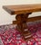 Antique French Country Farm Dining Table Farmhouse Trestle Base Honey Oak For Sale - Image 9 of 17