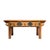 Traditional Oriental Copper Brown Ru Yi Apron 3 Drawers Low Bench Table For Sale - Image 3 of 13