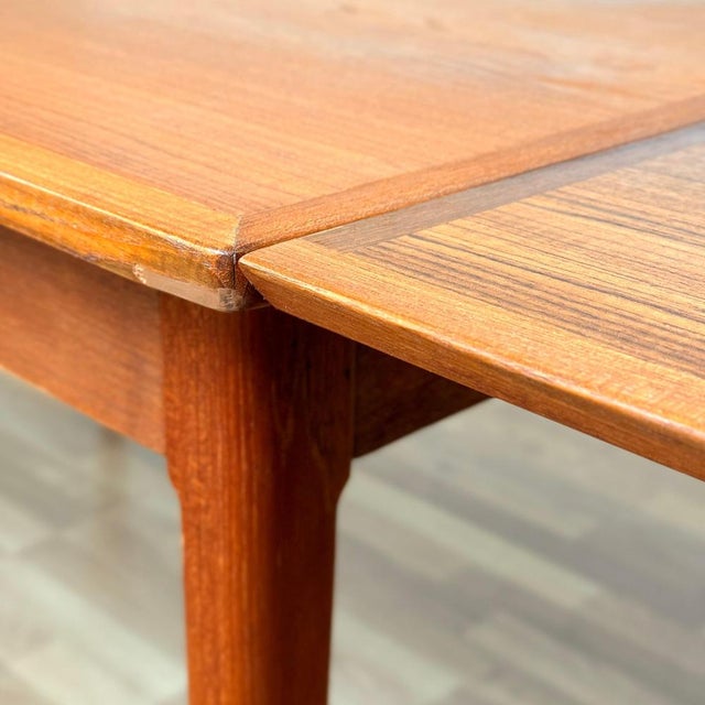 Teak Dining Table, Denmark, 1950s-1960s For Sale - Image 5 of 8