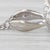 Modern 0.57ctw Princess Diamond Pendant Necklace 14k White Gold Adjustable Curb Chain For Sale - Image 3 of 6