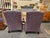 Traditional Reupholstered Mitchell Gold Club Chairs For Sale - Image 3 of 7