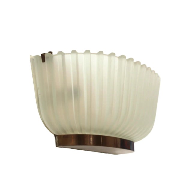 Mid-Century Modern Mid-Century Modern Italian Wall Lamps by Archimede Seguso, 1940s, Set of 2 For Sale - Image 3 of 6