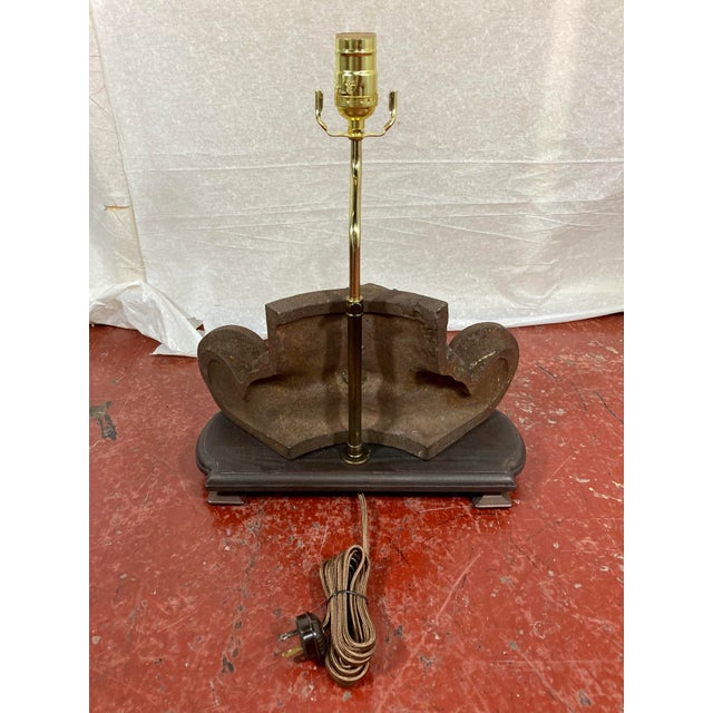 Late 19th Century Cast Iron Architectural Salvage Lamps a Pair For Sale - Image 5 of 13