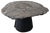 Vintage Side Table in Fossil Stone, 1995 For Sale