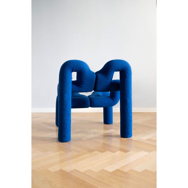 1980s Vintage Armchair by Terje Ekstrøm, 1980s For Sale - Image 5 of 6