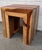 Pair of Mid 20th Century Solid Sheesham Wood Waterfall Side Tables For Sale - Image 4 of 9