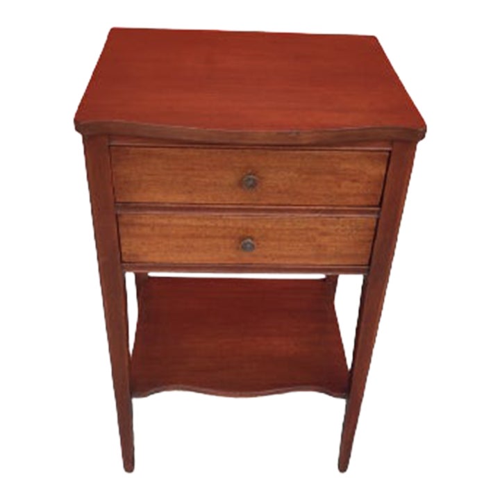 1980s Antique Cherry End Table Chairish