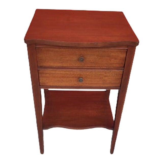 1980s Antique Cherry End Table Chairish