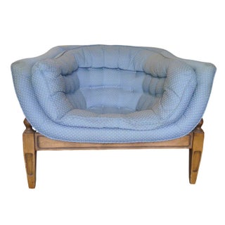 Rare Vintage Tufted Crab Chair For Sale