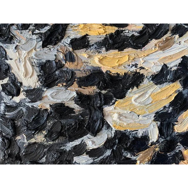 "Just Before Sunrise" Contemporary Abstract Expressionist Oil Painting by Monica Shulman For Sale - Image 4 of 8