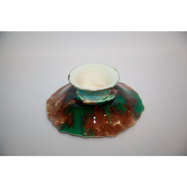 Late 19th Century 19th Century Wedgewood Majolica Cauliflower Compote For Sale - Image 5 of 7