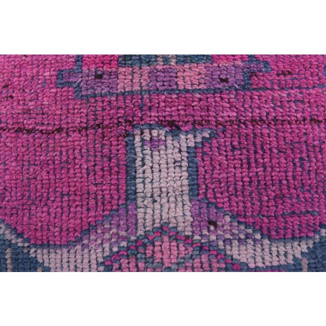 1970s 1970s Vintage Turkish Oushak Handmade Wool Runner For Sale - Image 5 of 8