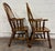 Late 20th Century Vintage Barnard & Simonds Windsor Style Solid Wood Hoop Back Arm Chairs - Pair For Sale - Image 5 of 8