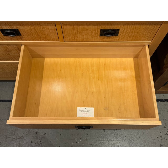 Berkeley Mills Bird's Eye Maple Wood Dresser For Sale - Image 16 of 18