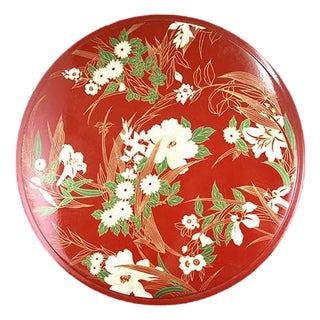 Mid 20th Century Red Lacquer Box For Sale