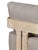 Paradiso Outdoor Teak Natural Look Revolving Chair - Gray Fabric For Sale - Image 10 of 12