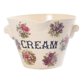 English Cream Bowl For Sale