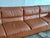 Brown Large Italian Five-Piece Modular Corner Sofa Set in Cognac Leather, 1970s For Sale - Image 8 of 15