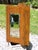 Antique Oak Corner Medicine Cabinet Beveled Mirror Cupboard Kitchen Apothecary For Sale In Boston - Image 6 of 13