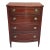 Mid 20th Century Federal Hepplewhite Style Mahogany Chest of Drawers For Sale