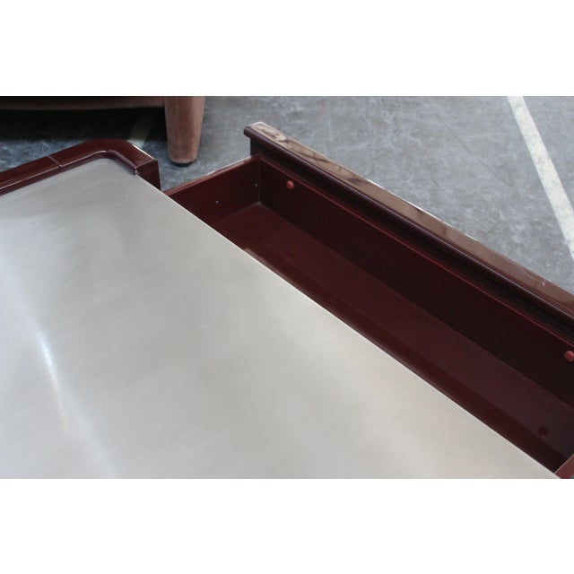 Caori Coffee Table with Record Storage, 1960s For Sale - Image 9 of 10