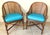 Pair McGuire Rattan and Cane Chairs For Sale In West Palm - Image 6 of 14