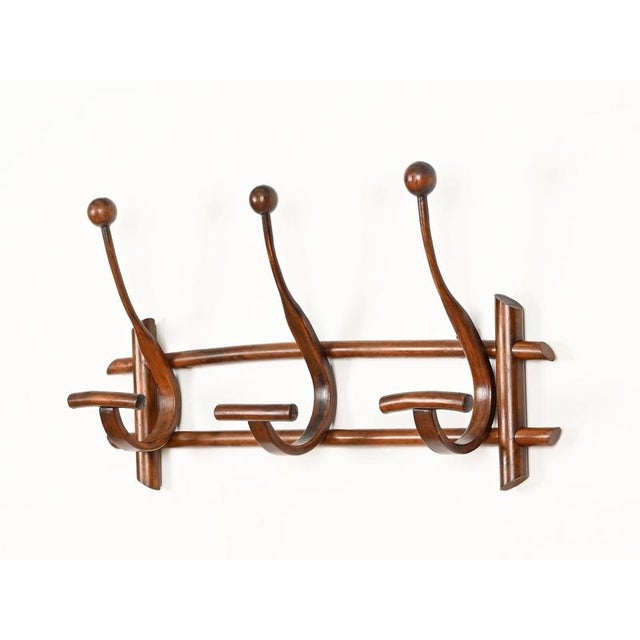 Bent Walnut Coat Rack by Michael Thonet, 1890s For Sale - Image 9 of 12
