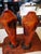 Marbled Enameled Glass Poppy 1910 Vases by Legras , 1890s, Set of 2 For Sale - Image 6 of 11