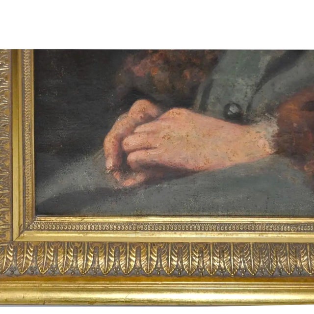 Textile “Dutch Girl” by Danish Artist Carl Stilling (1874-1938) For Sale - Image 7 of 9