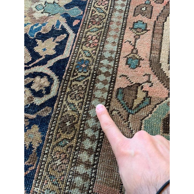 High-End Collector's Antique Ferahan Sarouk Rug 8.4 x 11.4 For Sale - Image 11 of 14
