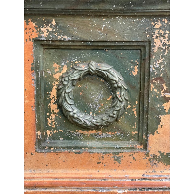 Ceramic 19th Century Continental Artisan Crafted Terracotta Garden Plinth, Urn Pedestal For Sale - Image 7 of 15
