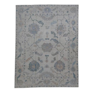 Turkish Oushak Rug 11'8" x 15'2" For Sale